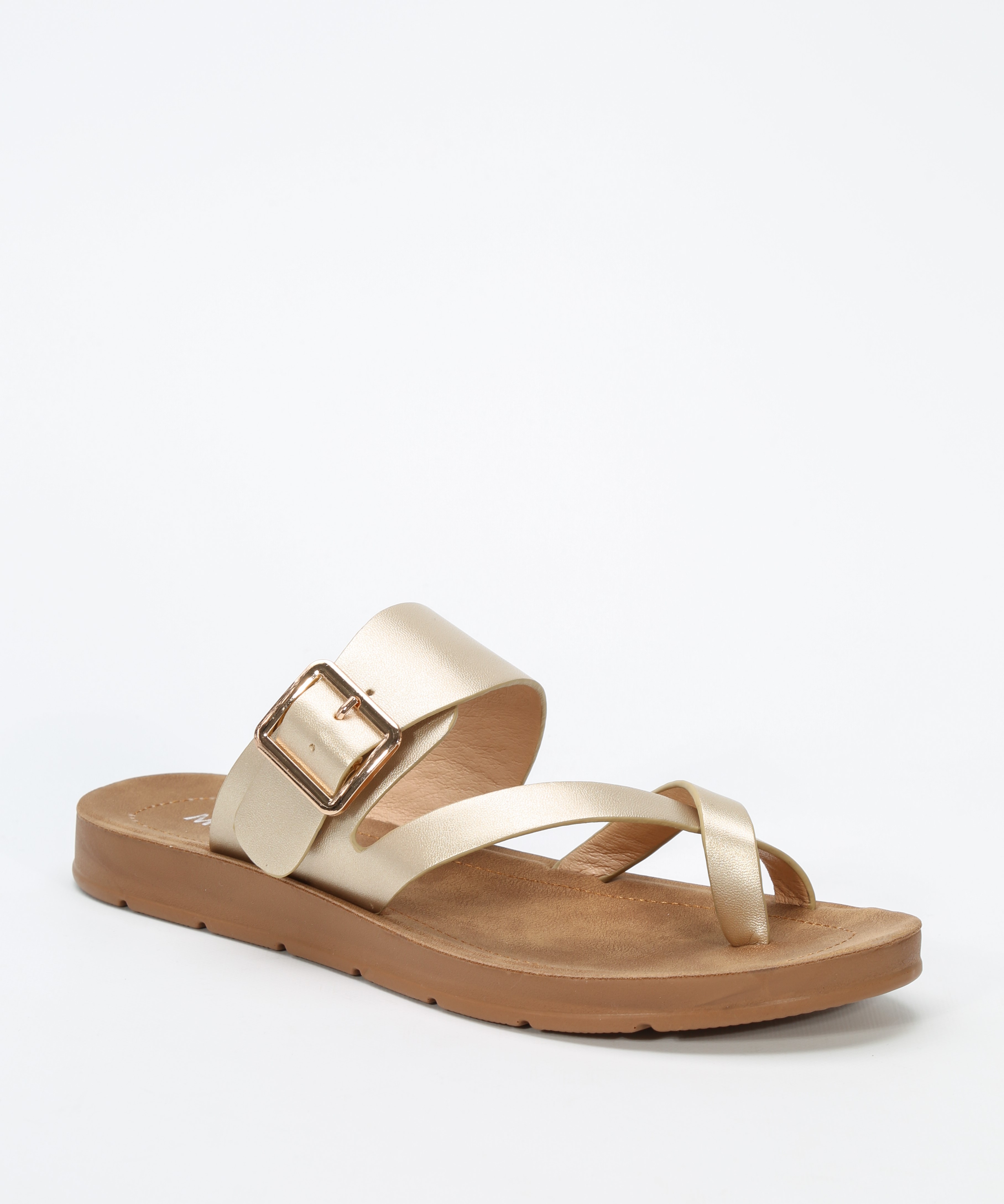 Sandalias planas hebilla image number null